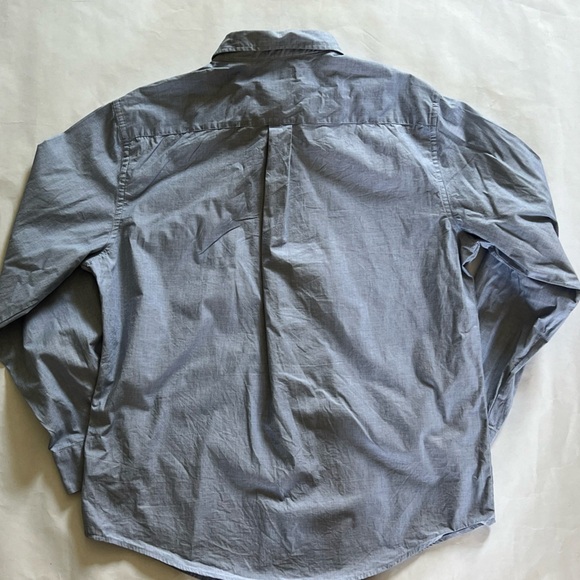 Blue Regular Fit, long sleeve shirt - Large - Picture 4 of 4